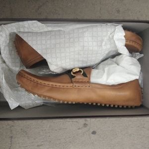 Gucci driving mocs with web